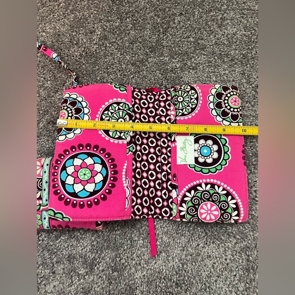 Vera Bradley Wallet Purse & Book Cover w/Ribbon Book Mark - Picture 5 of 16